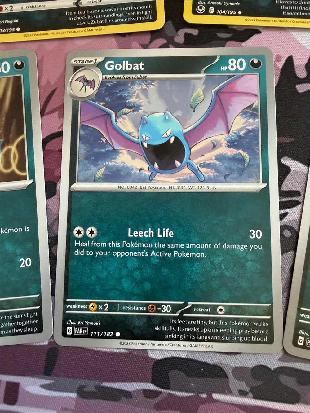 Zubat, Golbat & Crobat Evolution Lot | Silver Tempest + Paradox Rift | ✨5/$25✨